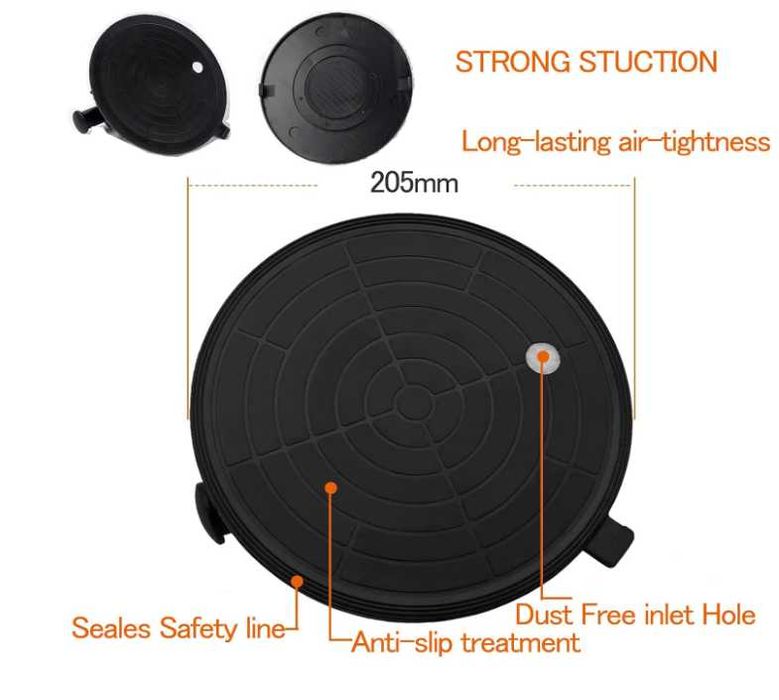 Przyssawka do szkła/płytek 200mm udźwig do 110kg