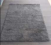 Carpete cinza 1.20m x 1.80m