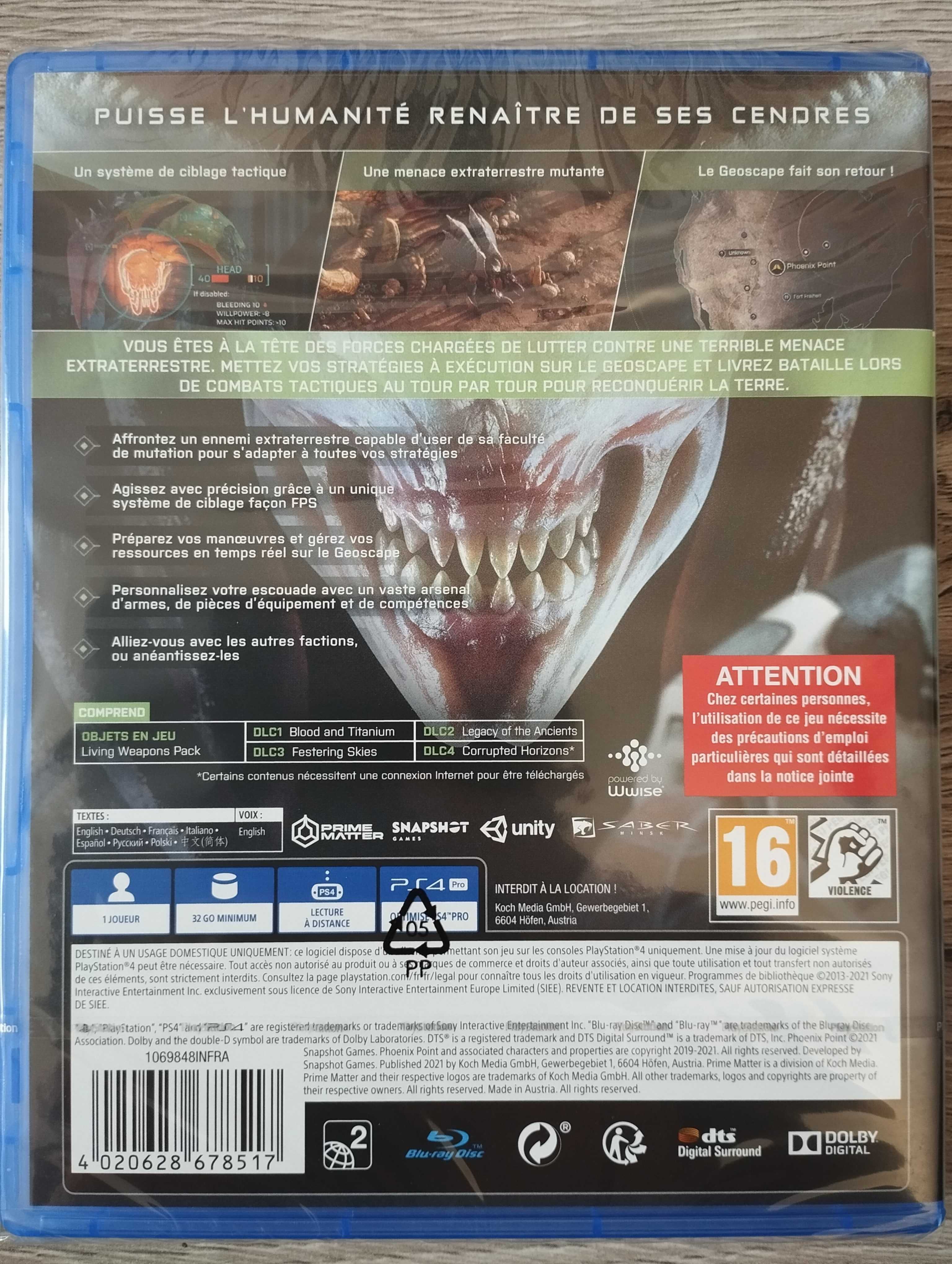 Nowa Gra Phoenix Point Behemoth Edition PS4/PS5 Playstation
