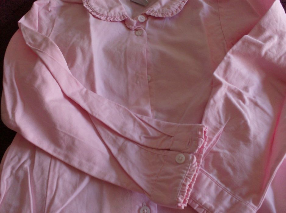 Camisa rosa, menina, 5-6 anos