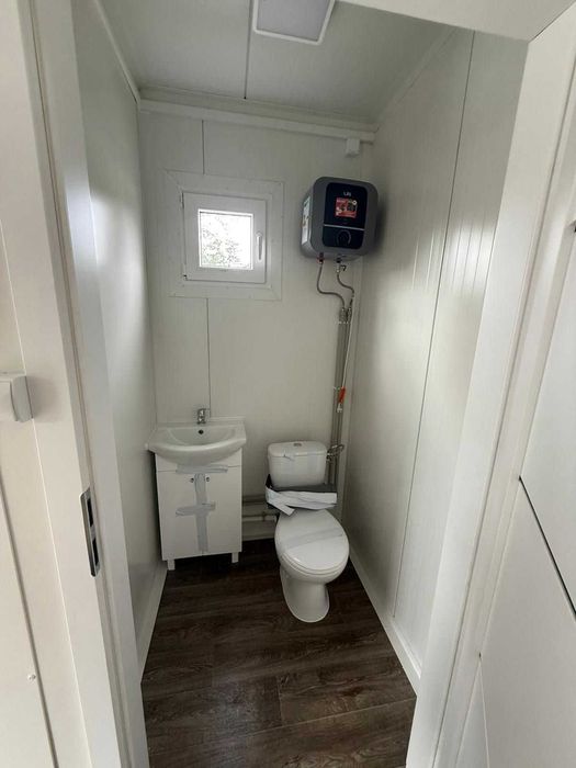 Gotowy pawilon biurowy  handlowy 7x3  WC – dostępny od ręki
