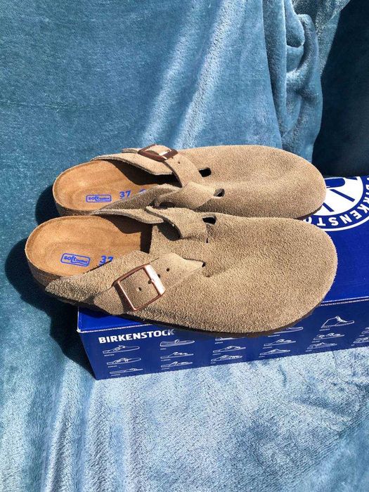 Birkenstock Boston шлепки р37-24 см  р 40 -26 см  оригинал