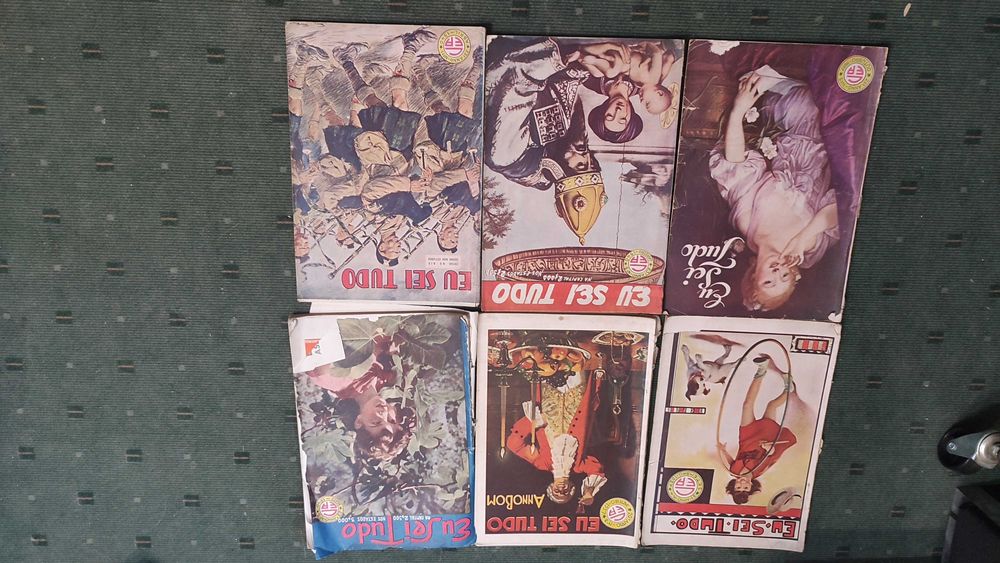 Lote 15 Revistas Brasileiras Eu sei tudo - Anos 30 e 40