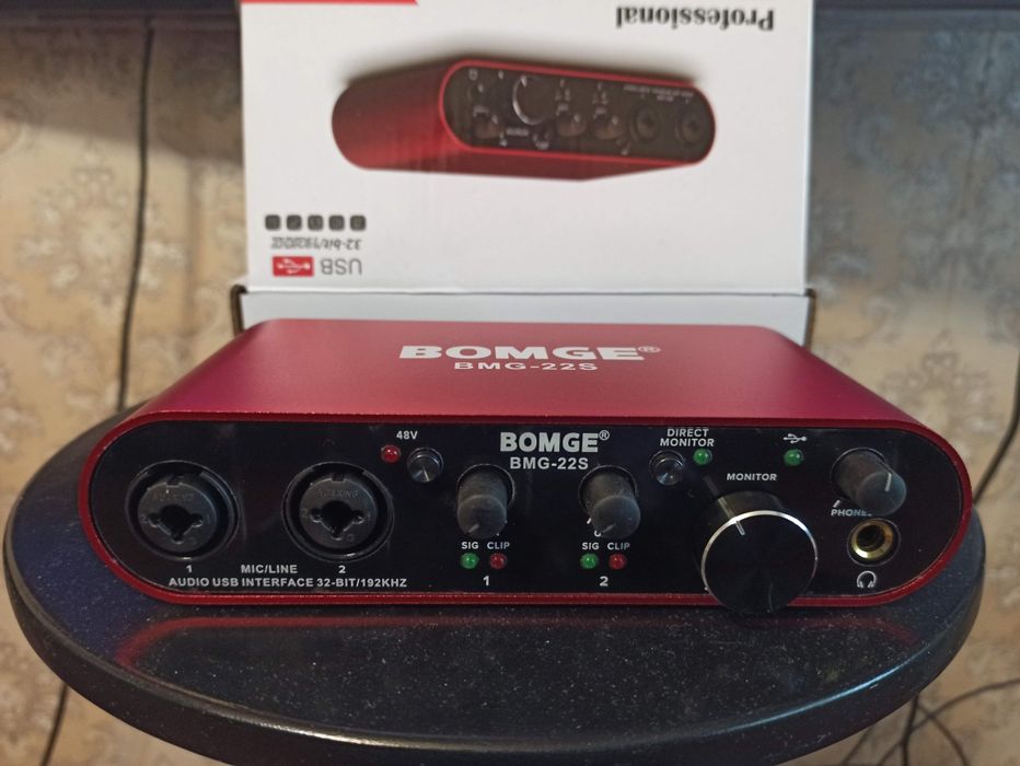 Внешняя звуковая карта md22 md44 звукозаписи usb аудиоинтерфейс