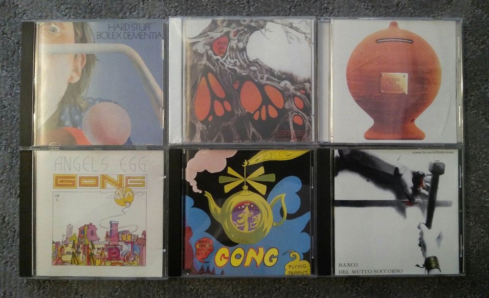 CD диски фирменные рок прогрессив
