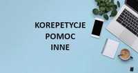 Korepetycje, pomoc, logopedia, pedagogika, psychologia i inne