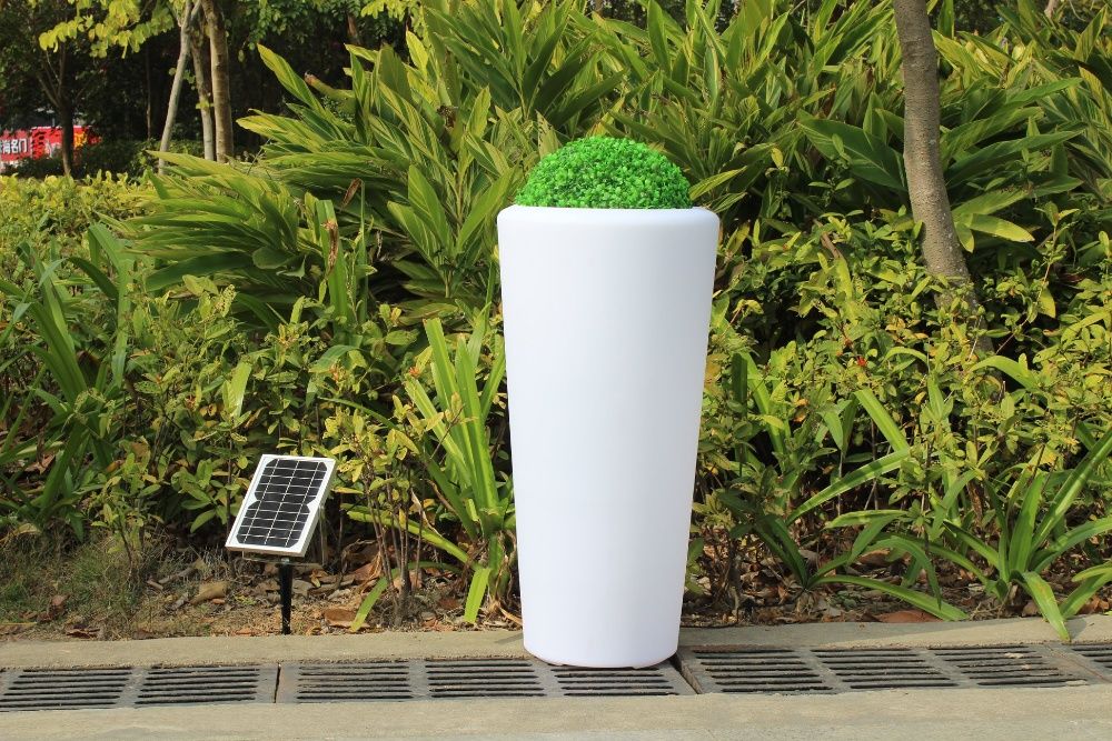 Vasos com iluminação