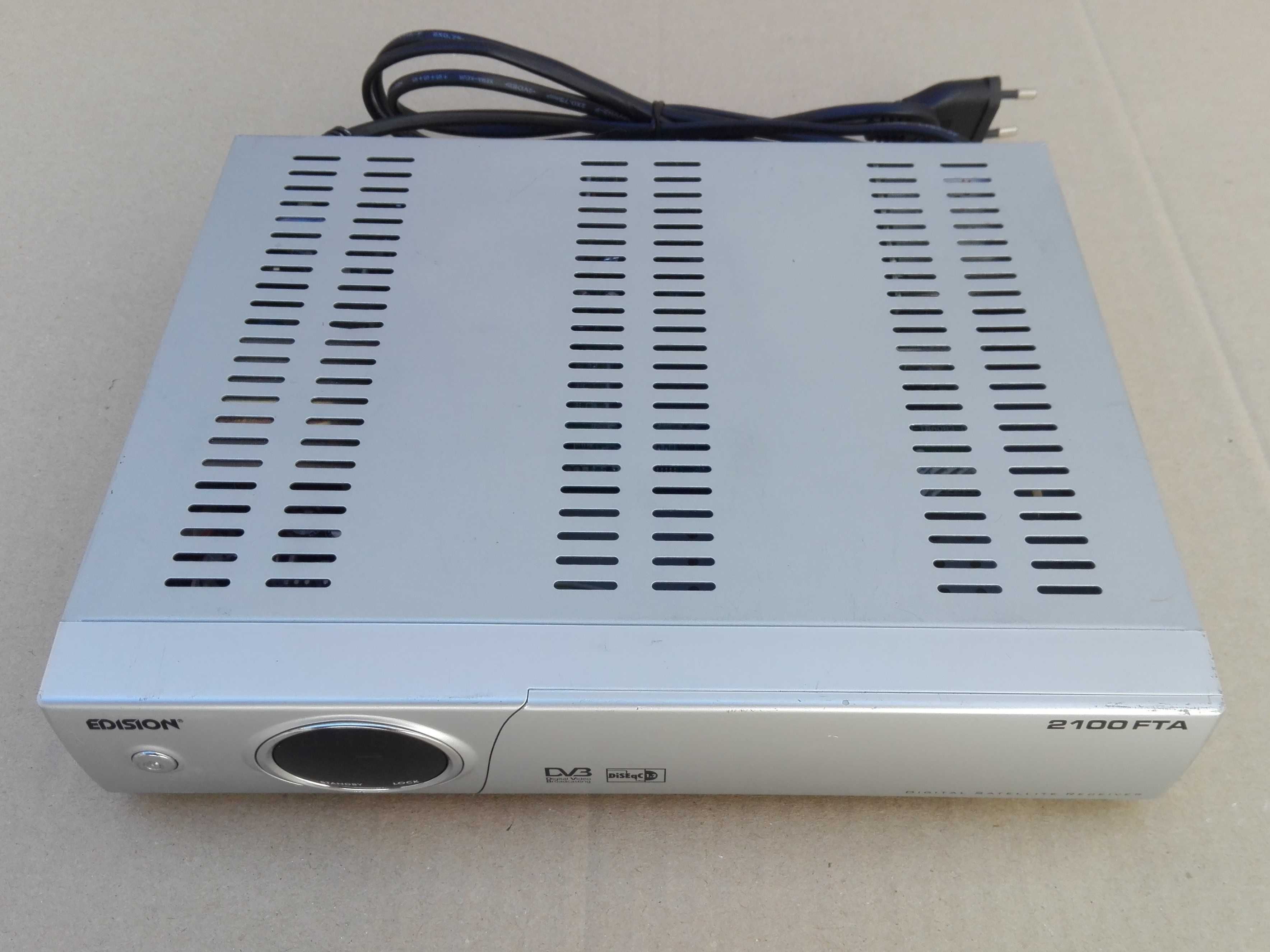 Receptor Satélite Edision 2100FTA sem comando