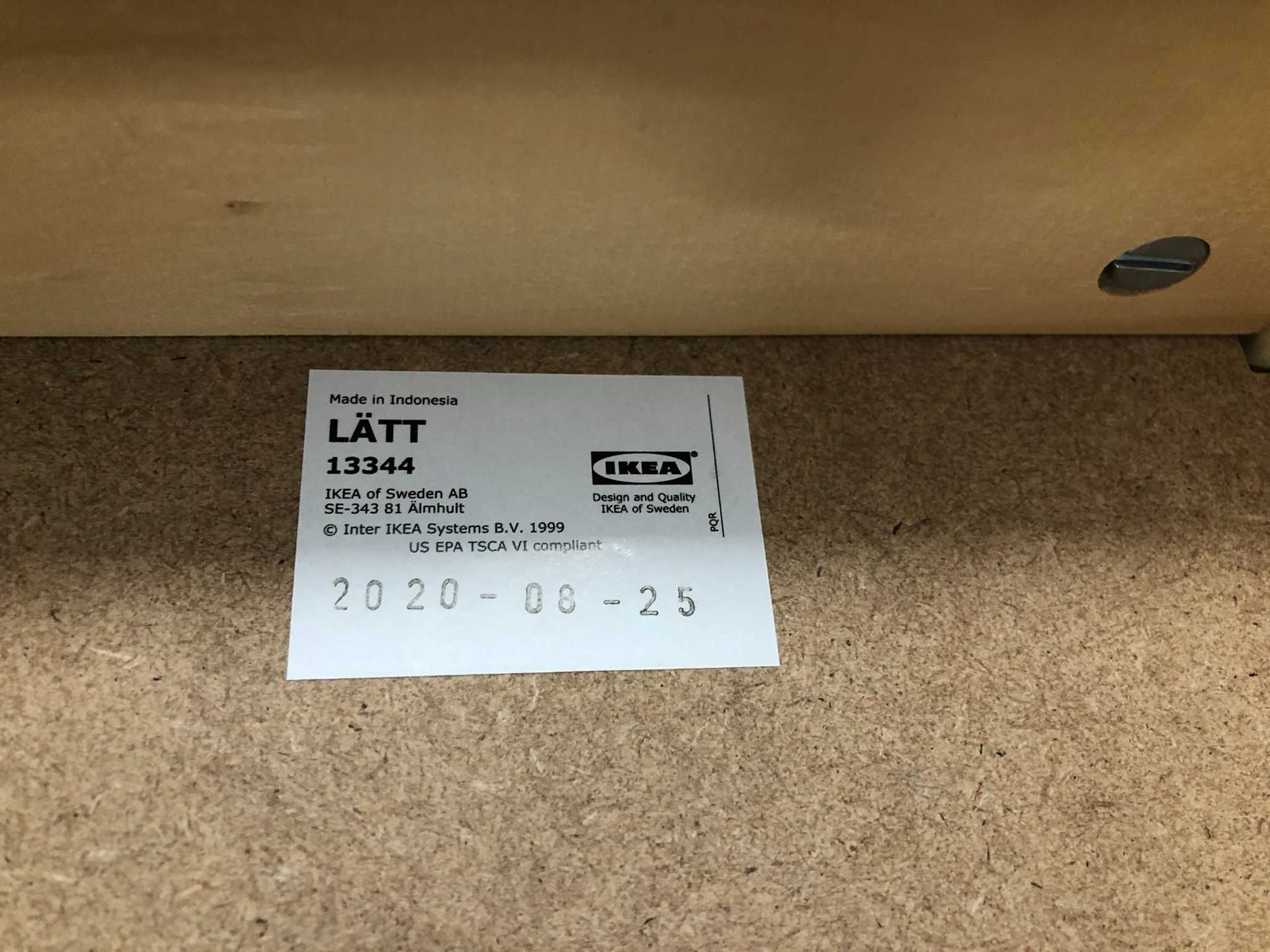 Stolik dziecięcy i 2 krzesełka IKEA LÄTT