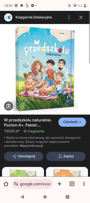 W przedszkolu naturalnie A+