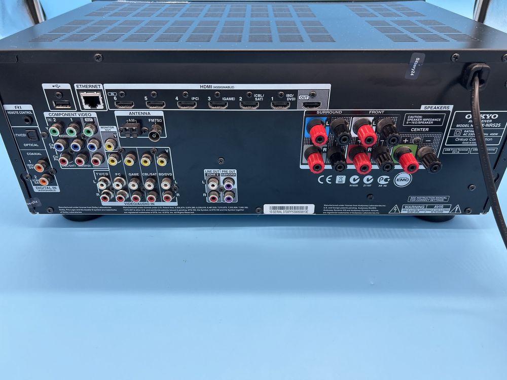 #1290 onkyo tx-nr525 amplituner wzmacniacz kino domowe
