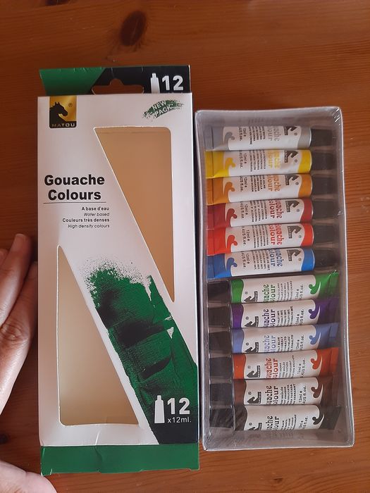 Tintas de guache - Pacote Selado