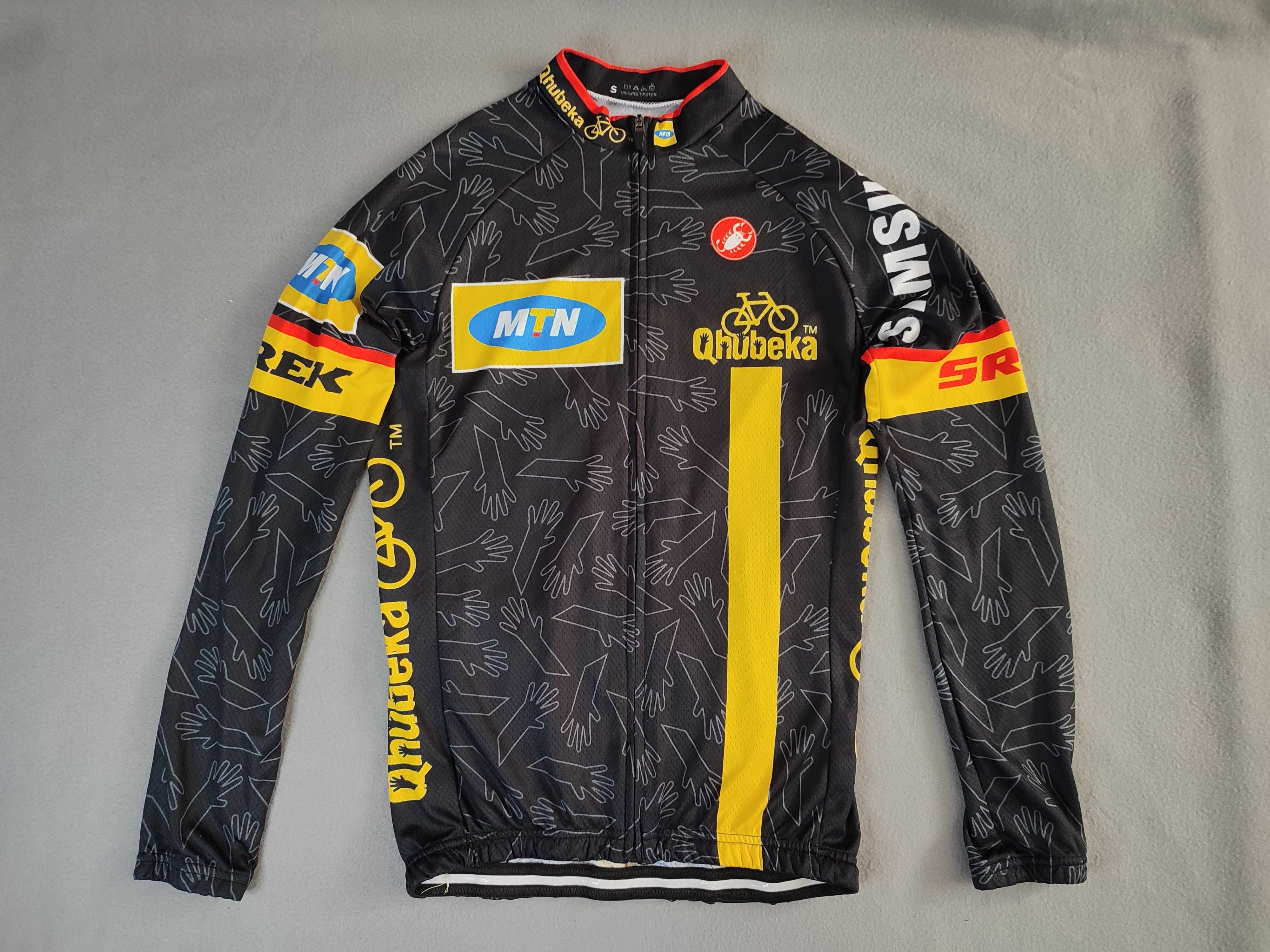 Велокофта Castelli Qhubeka, джерси с длинным рукавом, р. S