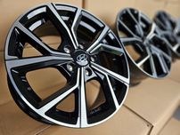Hyundai Tucson 17 " Nowe 5x114,3 Nexo i40 Felgi Czarne Alufelgi