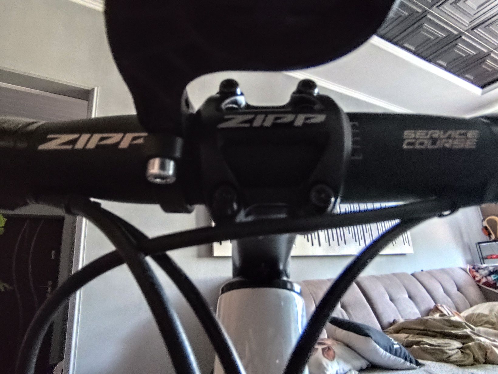 Kierownica 400mm  + mostek 100mm ZIPP Service Course