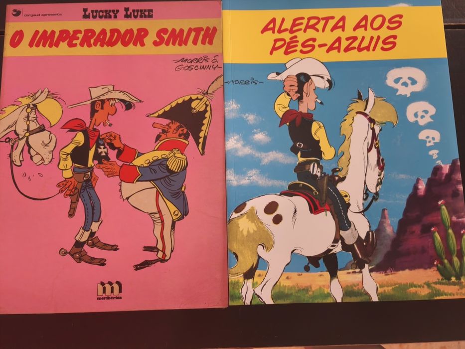 Livros BD Lucky Luke