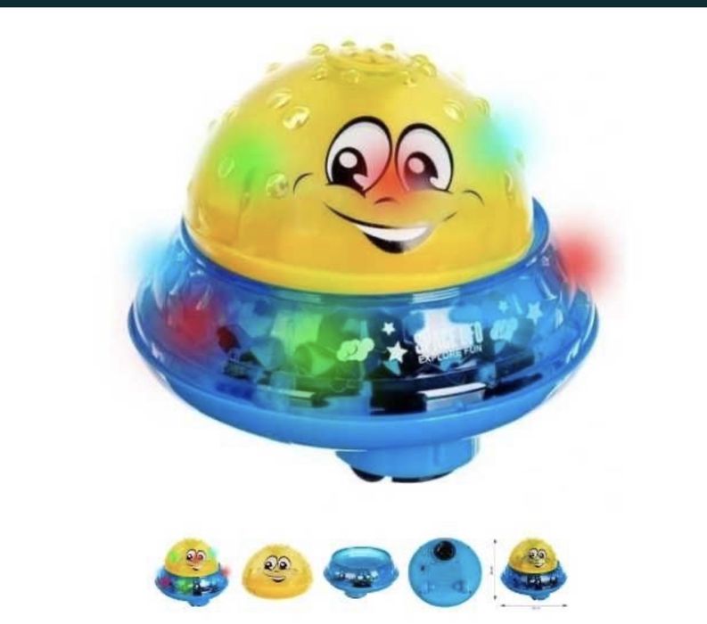 Ośmiornica zabawka do kąpieli led