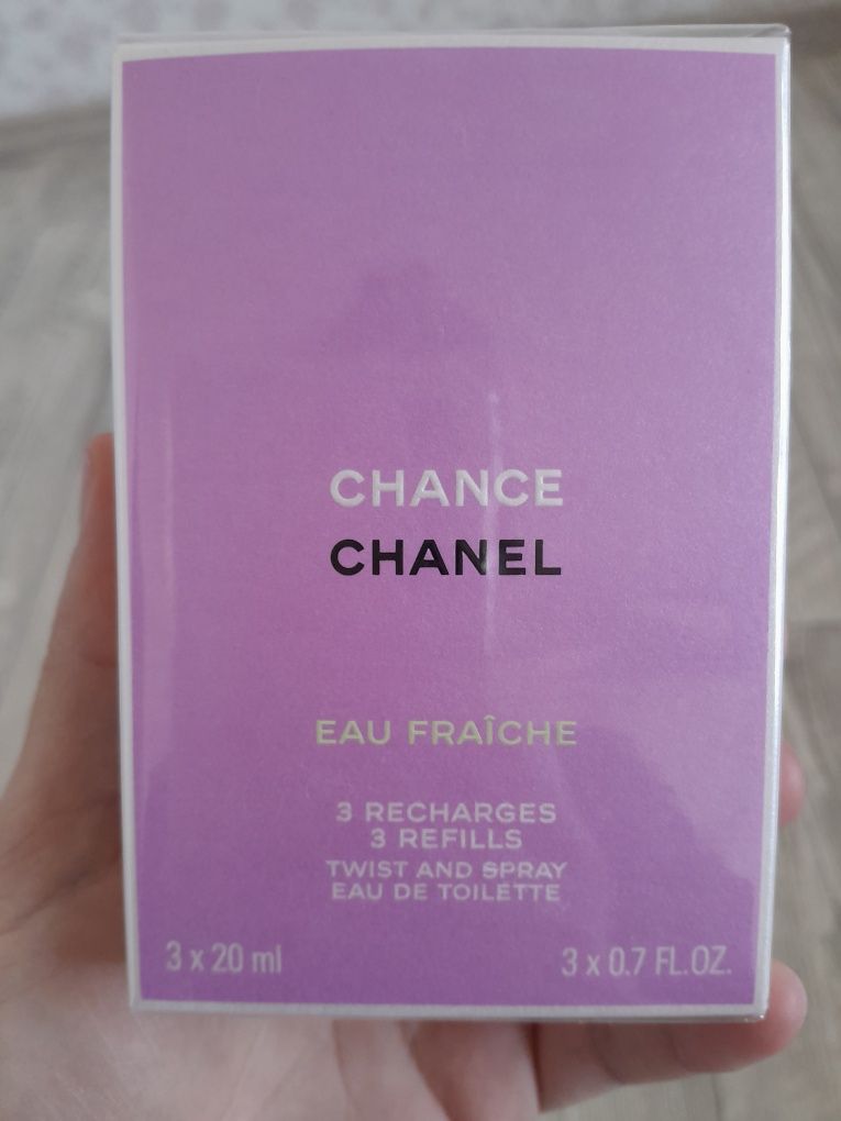 CHANEL CHANCE EAU FRAICHE Туалетна вода(змінний блок) 3×20ml