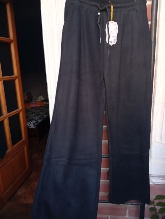 Брючки  палаццо на утеплителе  Турция микрофибра,хлопок стрейчевый, ка