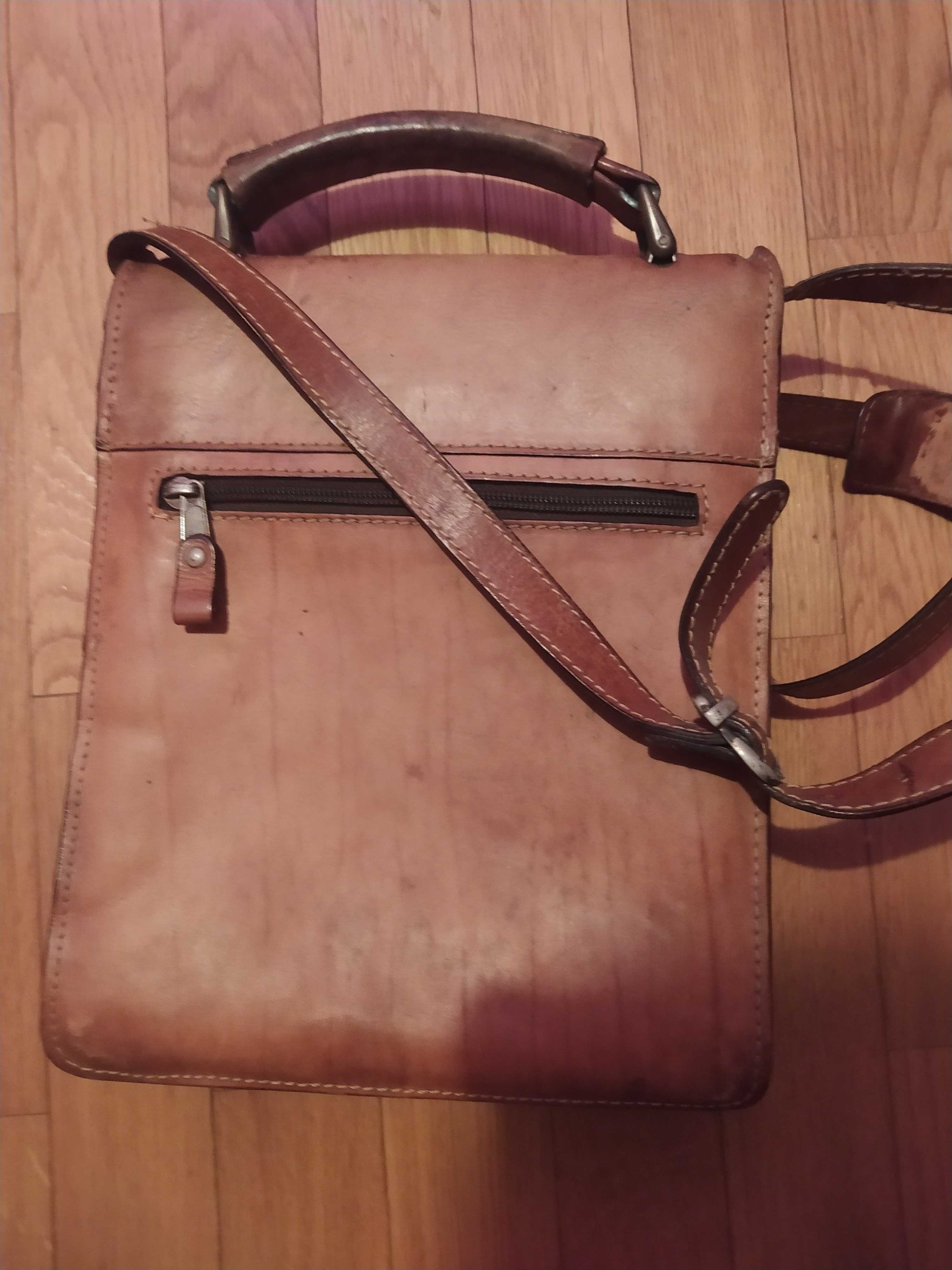 Bolsa tira-colo Bugaty 100% couro (Vintage)