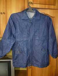 Джинсовая куртка ветровка плотная 50-52 размер винтаж