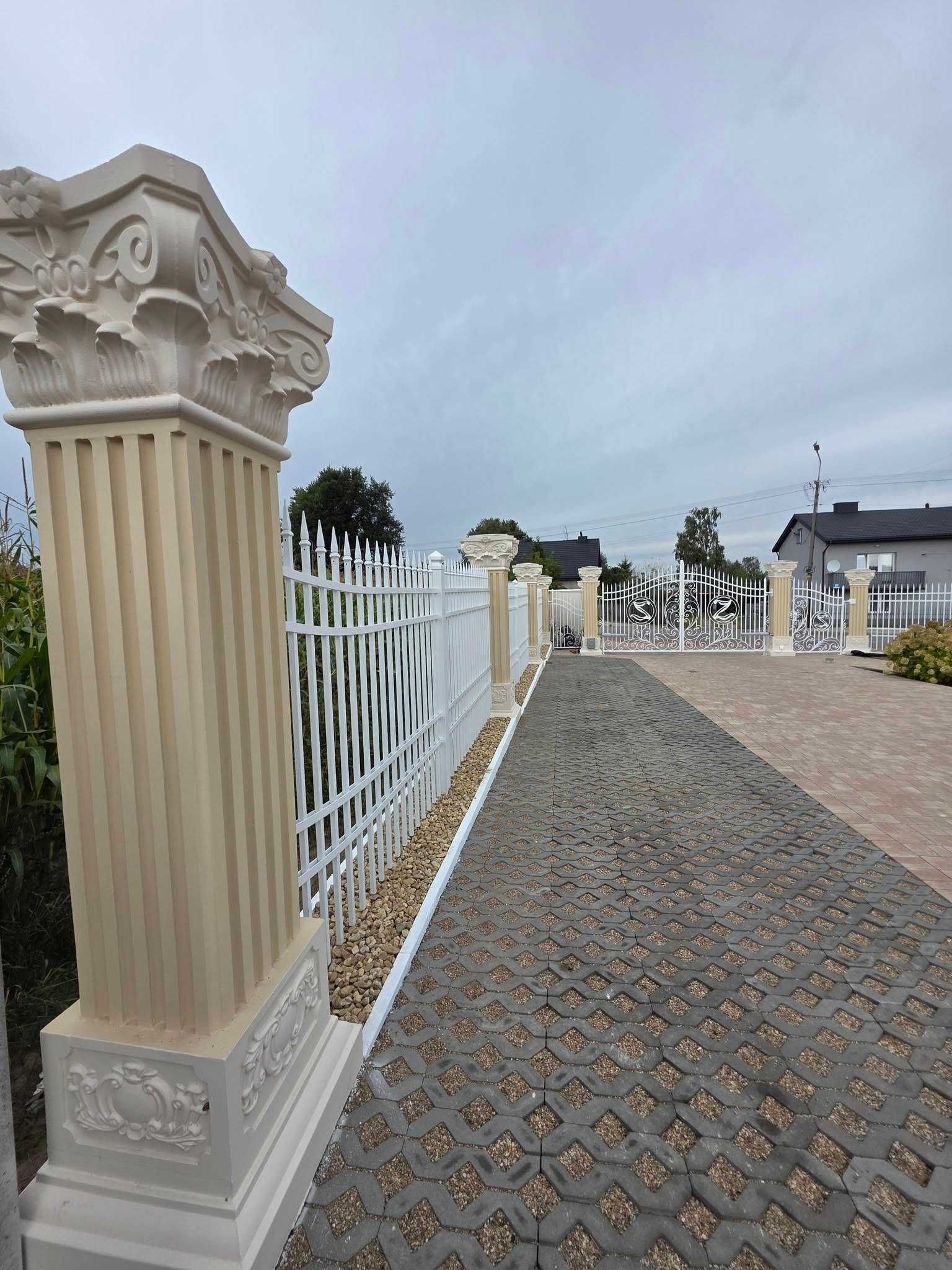 Słupki,Słupy Stylowe,Ogrodzenia Dworkowe,Betonowe,Willa Parkowa,Murki