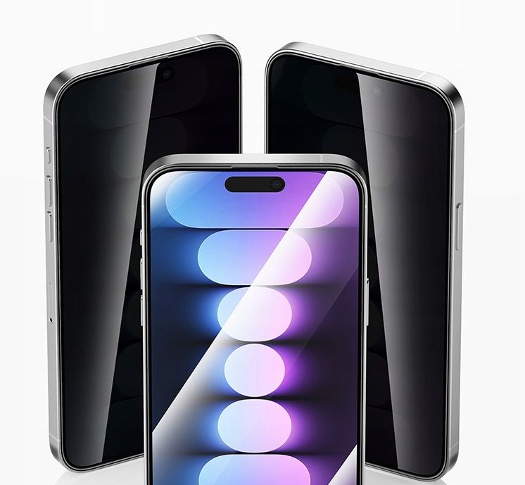 Szkło Prywatyzujące Hartowane 9H Do Iphone 16 Pro Max Anti Spy Recci