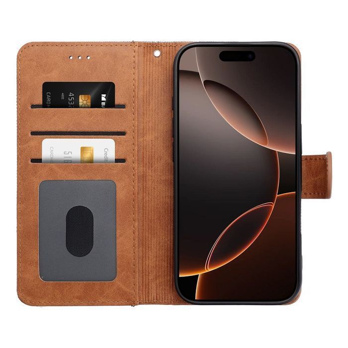 Kabura JEANS Book do IPHONE 16 Pro Max szary