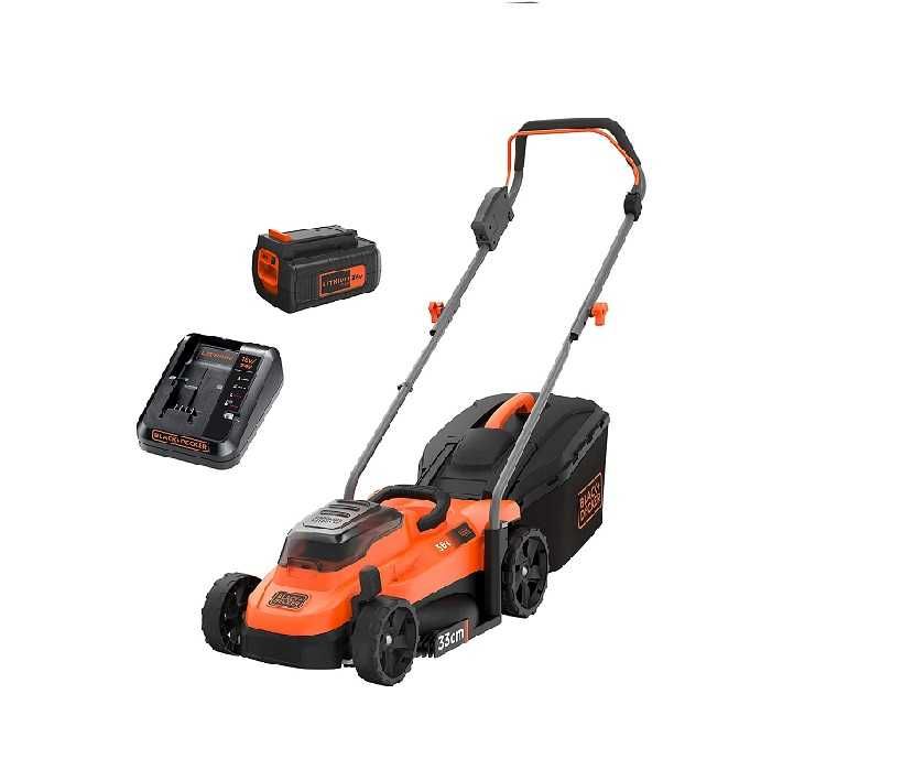 косилка косарка Акумуляторна газонокосарка Black+Decker BCMW3336L1