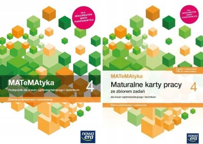 Matematyka 4 Lo Podręcznik + Karty Pracy Ze Zb. Zadań Zp I Zr Nowa Era