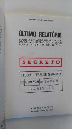 Governo Fascista Português - Secreto