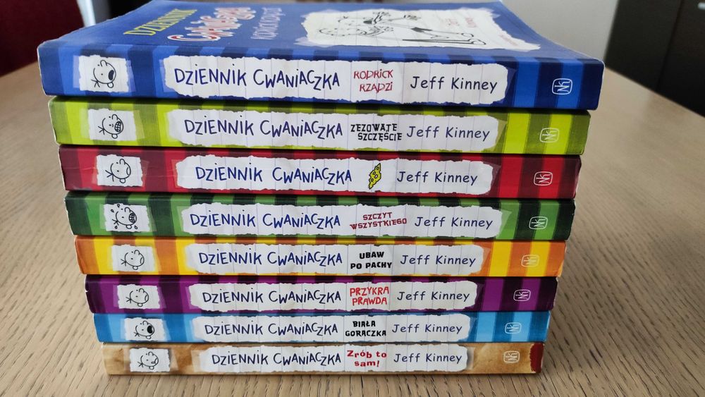 Dziennik cwaniaczka komplet 8 szt. Jeff Kinney