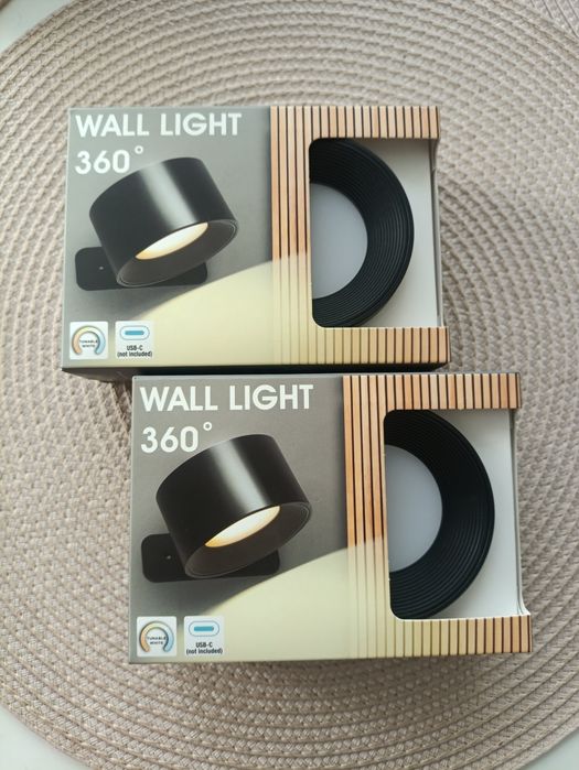 LED lampka ścienna  2szt
