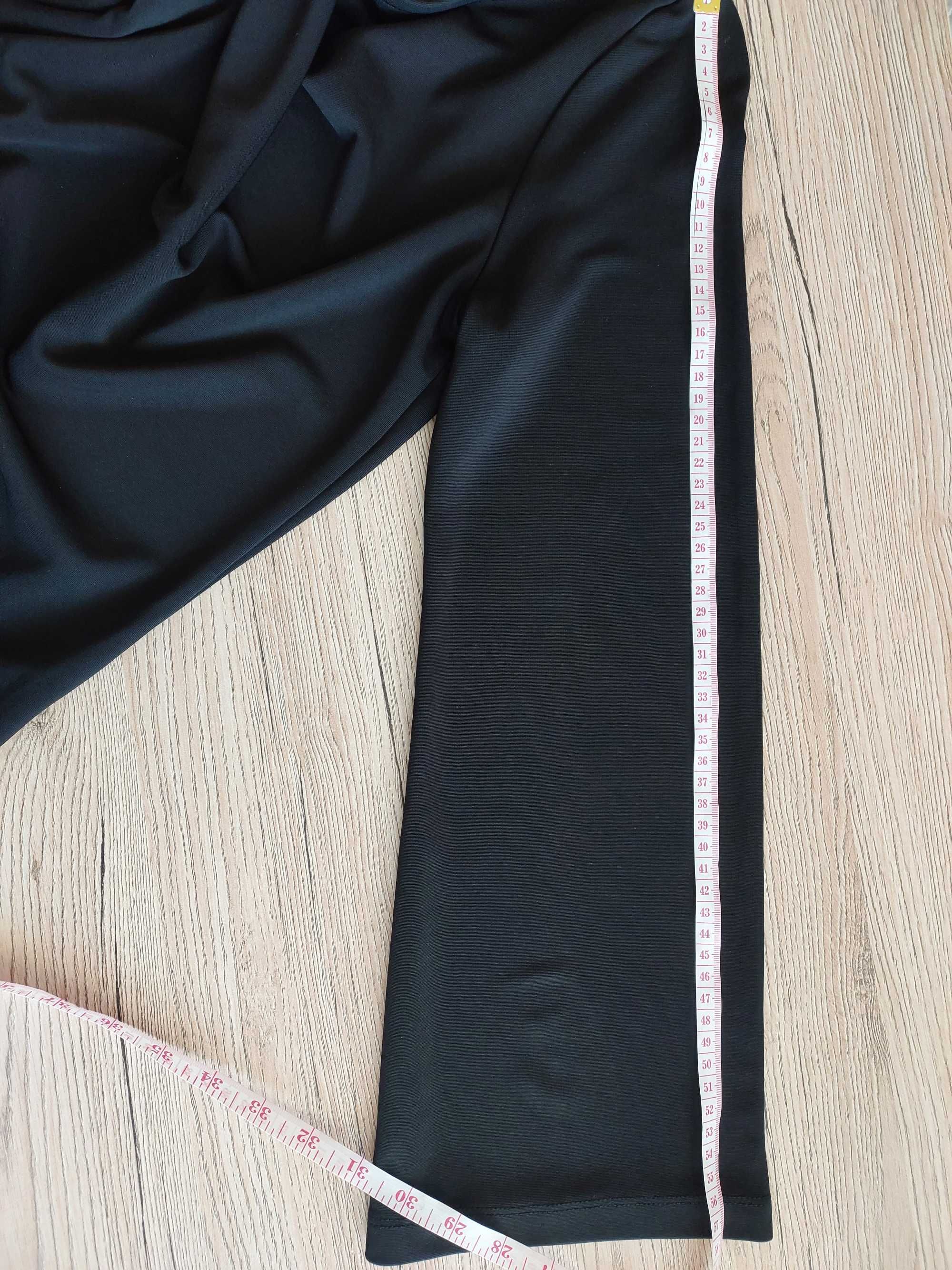 34 XS By Malene Birger nowa czarna bluzka bluzeczka długi rękawa