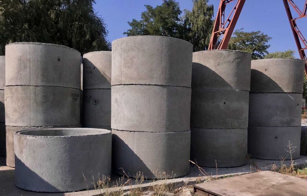 Кільця залізобетонні, плити для колодязів від виробника, доставка