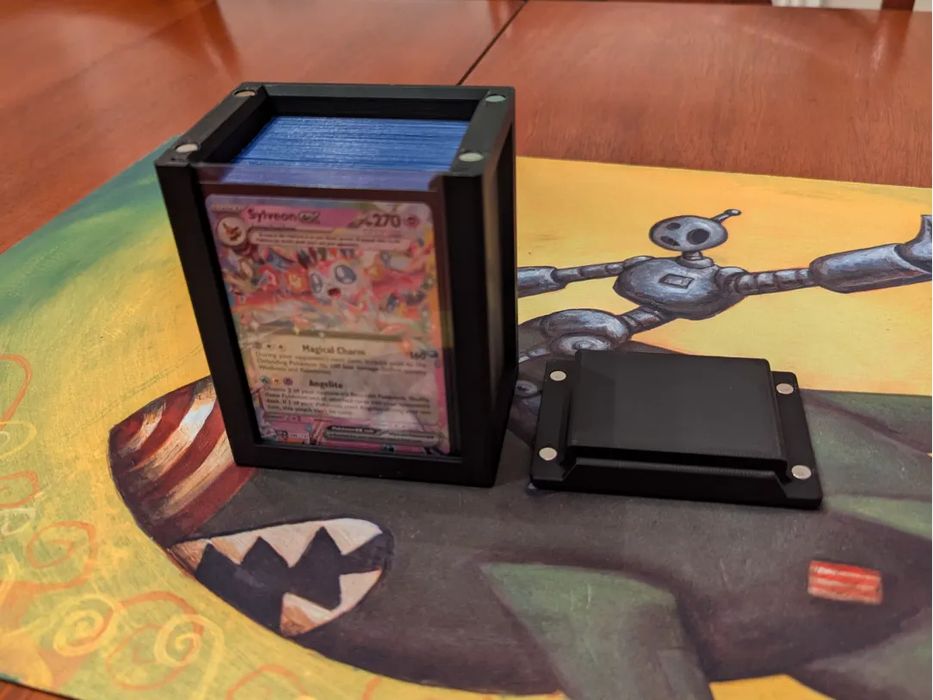 Caixa Magnética para 75 Cartas (Magic, Pokemon, etc.)