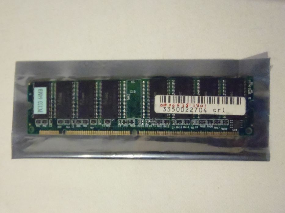 Lote de módulos de memoria DIMM SDRAM e DDR