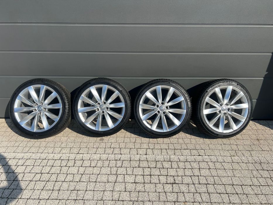 Oryginalne felgi Volkswagen Passat B8 Arteon 19 5x112 ET40 z oponami