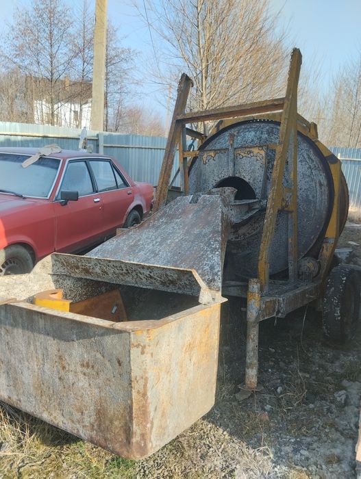 Бетономішалка пересувна промислова