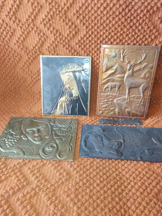 Чеканки, картины времён СССР