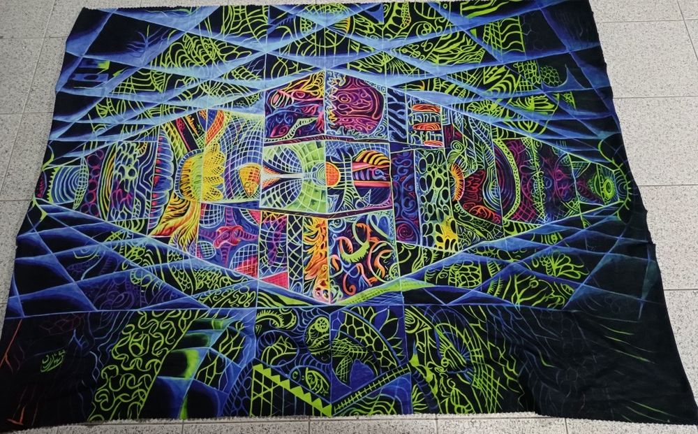 ( 3 ) Panos decorativos com efeito UV