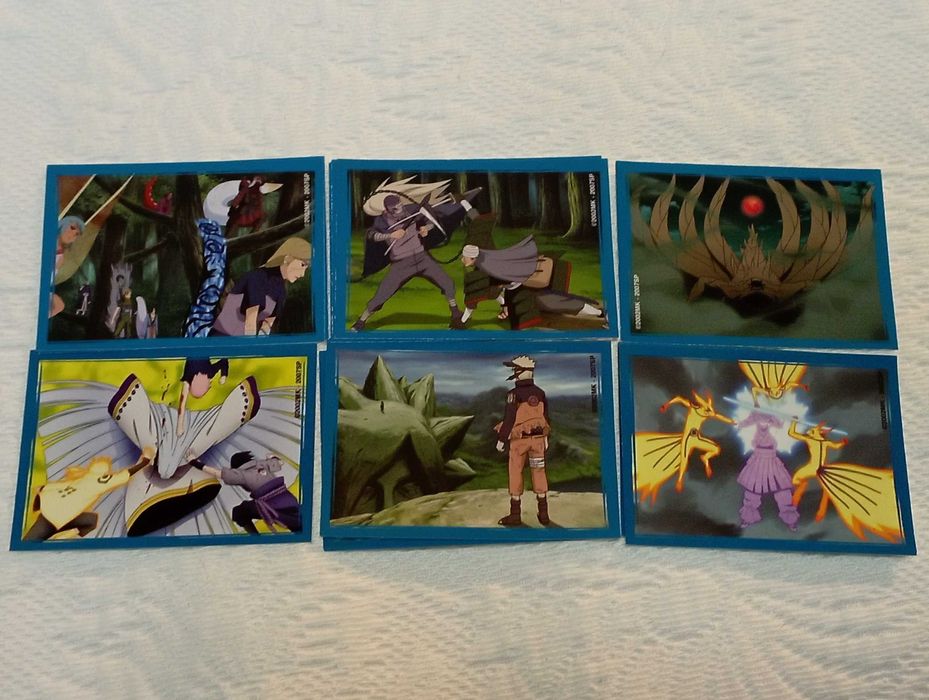 lote de 112 cromos naruto shippuden