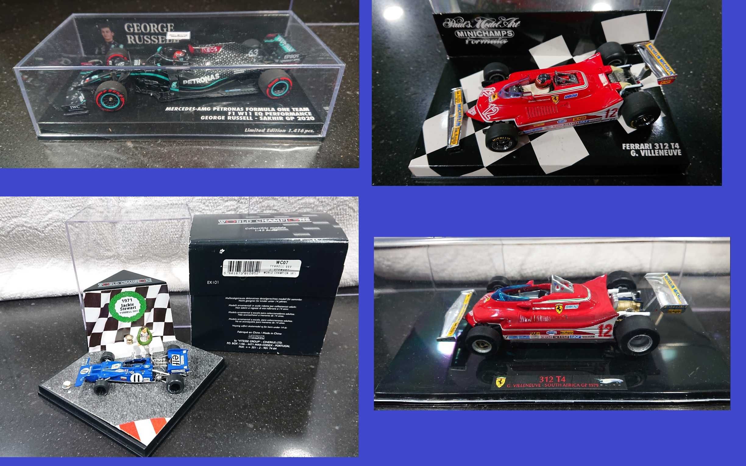 20 Miniaturas Formula 1 (Esc 1/43) - IXO / BRUMM / Minichamps / Burago
