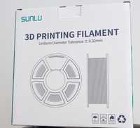 Filament PLA Matte Sunlu 1kg Grey/Szary matowy 1,75mm