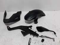 KAWASAKI ER6 BŁOTNIK SET OWIEWKA LUSTERKO PODNÓŻEK