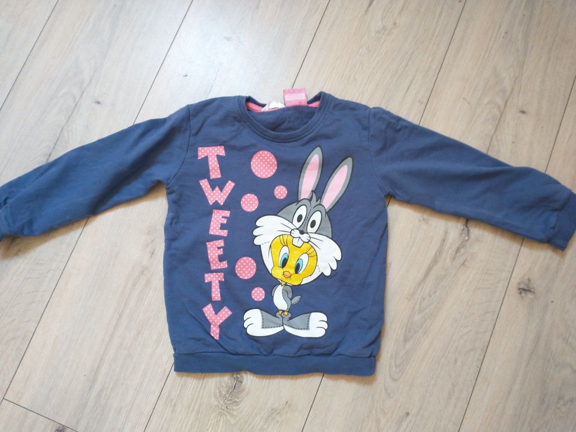 Bluza dla dziewczynki rozm 98/104 stan idealny