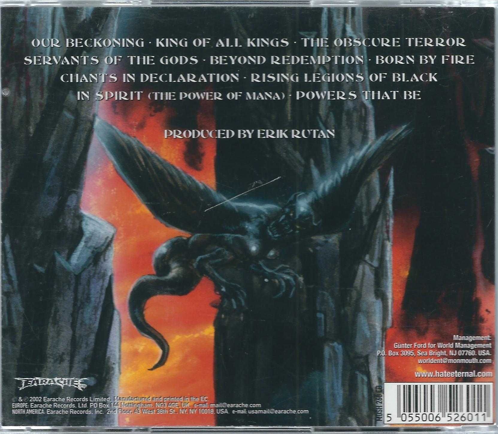 CD Hate Eternal - King Of All Kings (2002) (Earache)