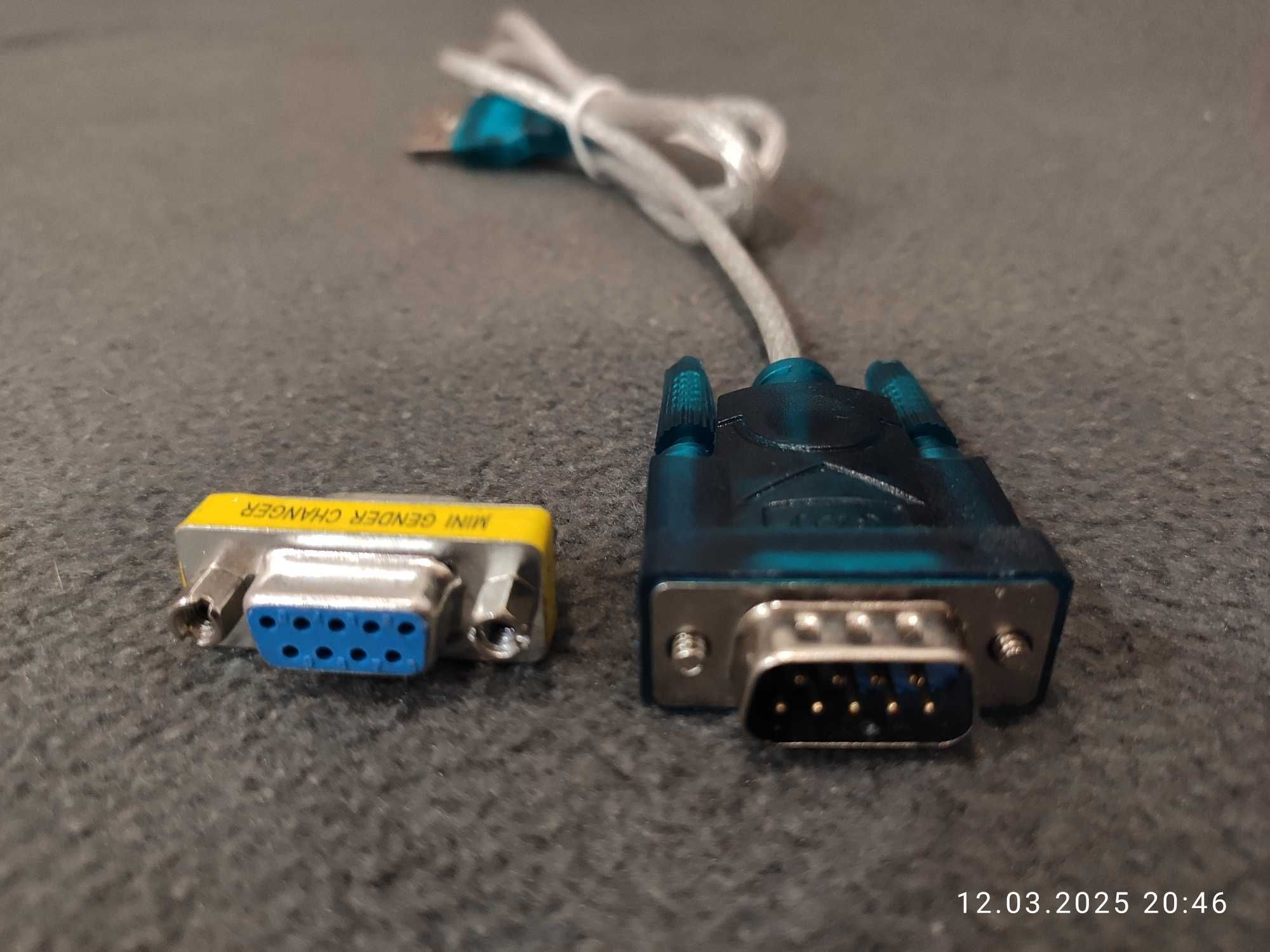 Кабель перехідник RS232 to USB (на чіпі HL-340) тато / мама