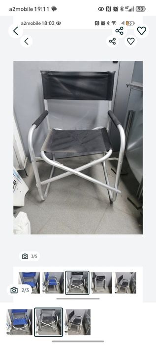 2 fotele reżyserskie wysylka