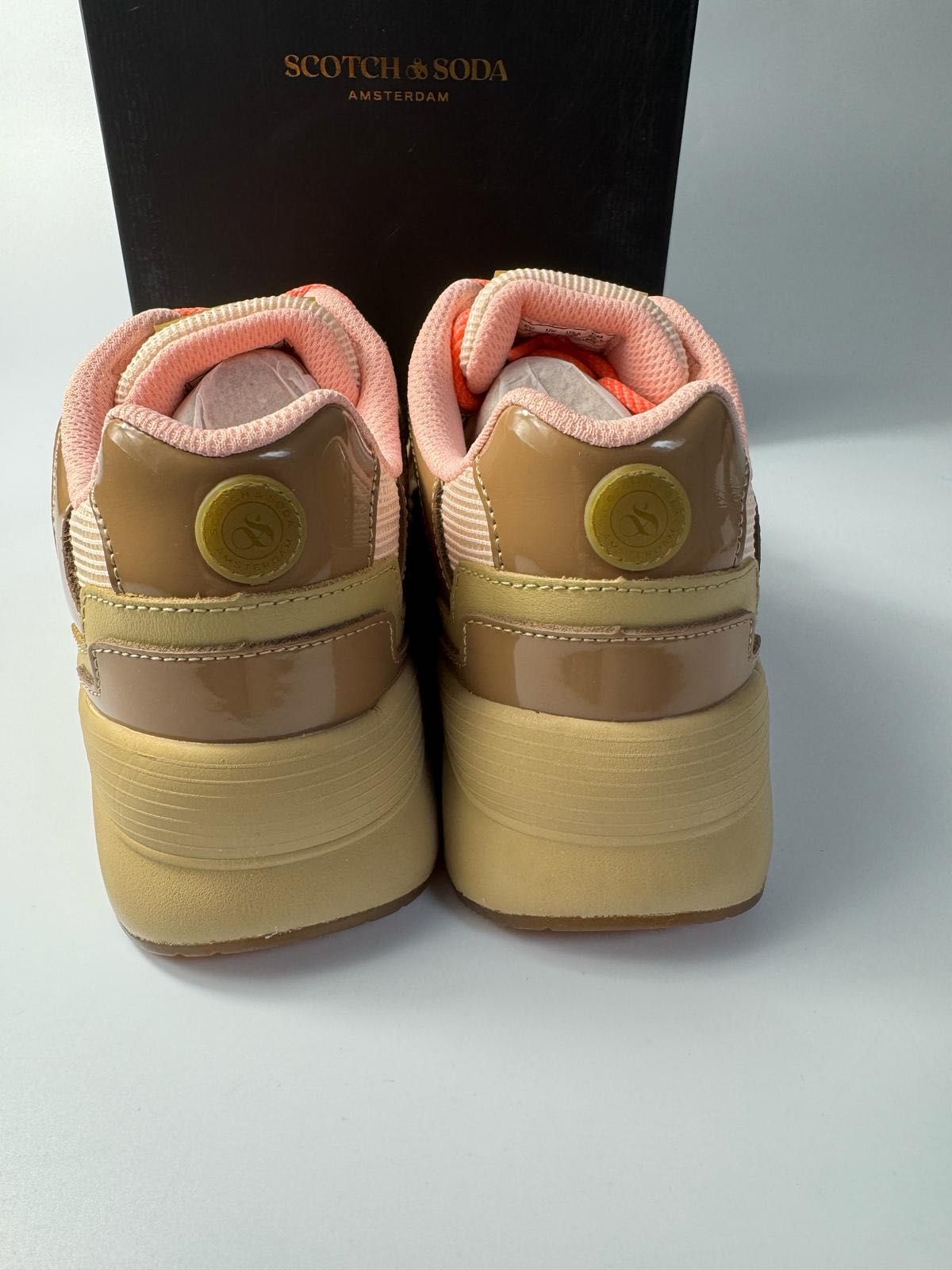 Nowe sneakersy damskie SCOTCH & SODA beżowe 38